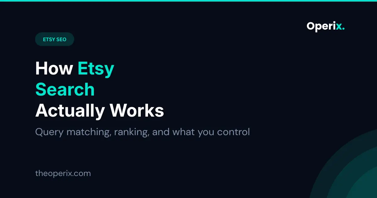 How Etsy Search Actually Works — A Beginner's Guide to the Algorithm